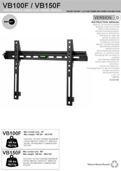 Omnimount VB150F Manual De Instrucciones