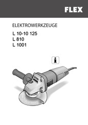 Flex L 1001 Instrucciones De Funcionamiento Originales