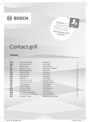 Bosch TCG3323 Instrucciones De Uso