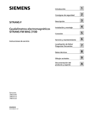 Siemens SITRANS F M MAG 3100 Instrucciones De Servicio