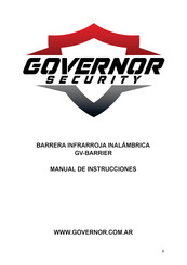 GOVERNOR SECURITY GV-BARRIER Manual De Instrucciones