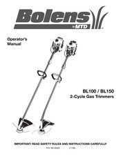 MTD Bolens BL100 Manual Del Operador