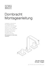 Dornbracht 20 713 670 Instrucciones De Montaje