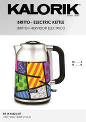 Kalorik BRITTO BR JK 46526 MT Manual Del Usuario