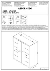 Forma Ideale ASTOR 4K2O Instrucciones De Montaje