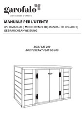 garofalo BOX TUSCANY FLAT GG 200 Manual De Usuario