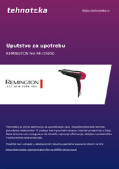 Remington Pro-Air Dry D5950 Manual De Instrucciones