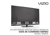 Vizio D500i-B1 Guía De Comienzo Rápido