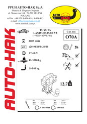 AUTO-HAK O70A Instrucciones De Montaje