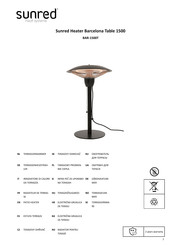 Sunred BAR-1500T Manual De Instrucciones