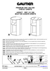 Gautier 311 390 Instrucciones De Montaje