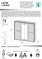 Forte LATIS LTSS84S Montaje