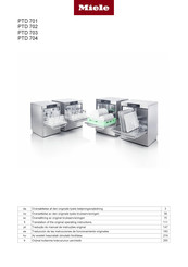 Miele PTD 703 Instrucciones De Funcionamiento Originales