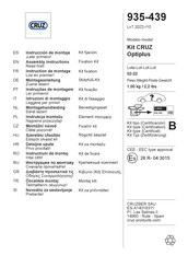 Cruz Optiplus 935-439 Instrucciones De Montaje
