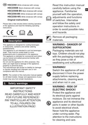 Metro HSC2350 Traducción De Las Instrucciones Originales