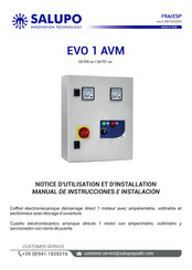 SALUPO EVO 1 AVM SA700 Serie Manual De Instrucciones E Instalación