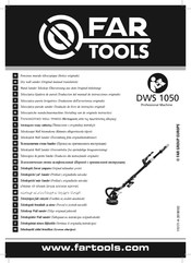 Far Tools DWS 1050 Traduccion Del Manual De Instrucciones Originales