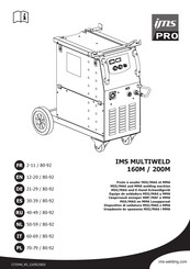 GYS IMS MULTIWELD 160M Manual