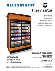 Hussmann Freedom Serie Manual De Instalación Y Operación