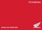 Honda PCX125 2022 Manual Del Propietário