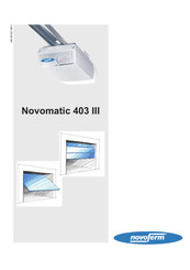 Novoferm Novomatic 403 III Manual De Instrucciones