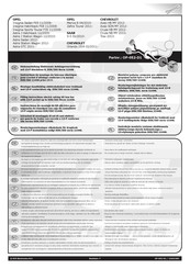 ECS Electronics OP-052-D1 Instrucciones De Montaje