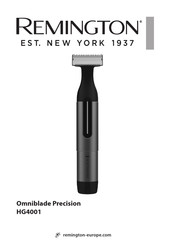 Remington Omniblade Precision HG4001 Manual De Instrucciones