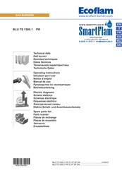 Ecoflam BLU TS 1500.1 PR Manual De Uso