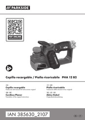 Parkside PHA 12 B2 Traduccion Del Manual De Instrucciones Originale