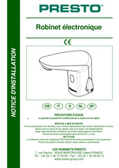 Presto 55152 Instrucciones De Instalación