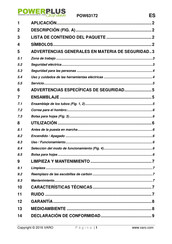 Powerplus Garden POW63172 Manual De Instrucciones