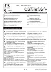 Kia A2431ADE00ST Instrucciones De Montaje
