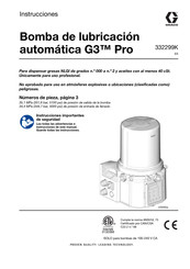 Graco Pro G3-G-24PR-2L0007-0D000000 Instrucciones