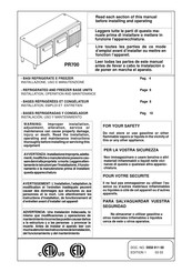 Electrolux Professional 168972 Instalación Uso Y Mantenimiento