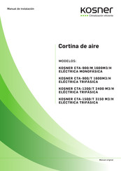 Kosner CTA-900T Manual Original
