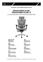 hjh OFFICE ERGOHUMAN SLIM I G Instrucciones De Montaje