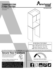 Ameriwood HOME 7390056PCOM Instrucciones De Montaje