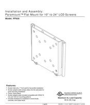 Paramount PF630 Instrucciones De Montaje