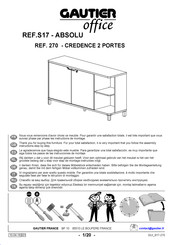 Gautier 270 Instrucciones De Montaje