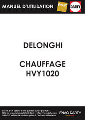 DeLonghi HVY1020 Instrucciones Para El Uso