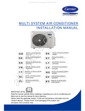 Carrier 42QSS018DS Serie Manual De Instalación