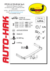 AUTO-HAK A19A Instrucciones De Montaje