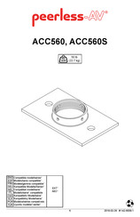 peerless-AV ACC560 Manual De Instrucciones