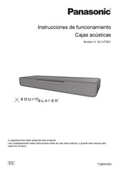 Panasonic SoundSlayer TQBS0409 Instrucciones De Funcionamiento