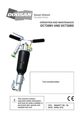 Doosan DCT30BS Operación Y Mantenimiento