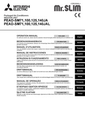 Mitsubishi Electric Mr.SLIM PEAD-SM125JAL Manual De Instrucciones