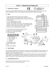 Velleman CTC717 Manual De Instrucciones