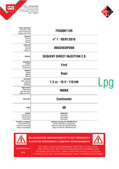 BRC 09SQ4SDIPD80 Instrucciones De Montaje