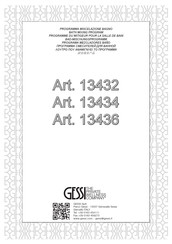 Gessi 13436 Instrucciones De Montaje