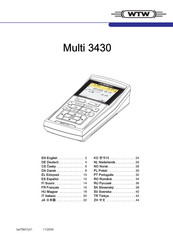 Wtw Multi 3430 Manual De Instrucciones